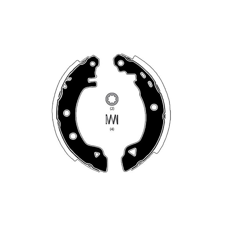 Stabdžių trinkelių komplektas RAICAM RA24920