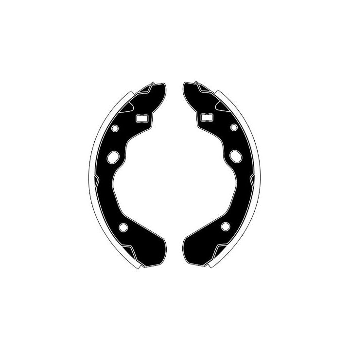 Stabdžių trinkelių komplektas RAICAM RA25800