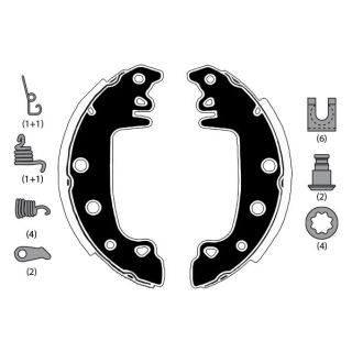 Stabdžių trinkelių komplektas RAICAM RA25890