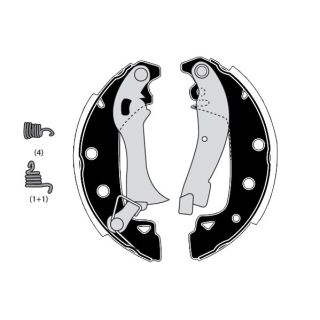 Stabdžių trinkelių komplektas RAICAM RA25900