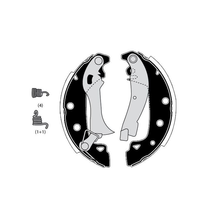 Stabdžių trinkelių komplektas RAICAM RA25900