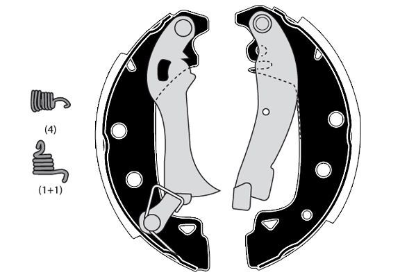 Stabdžių trinkelių komplektas RAICAM RA25900