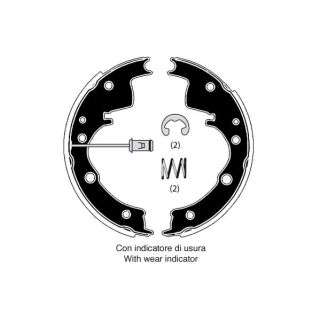 Stabdžių trinkelių komplektas RAICAM RA26060