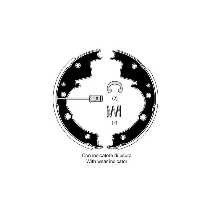 Stabdžių trinkelių komplektas RAICAM RA26060