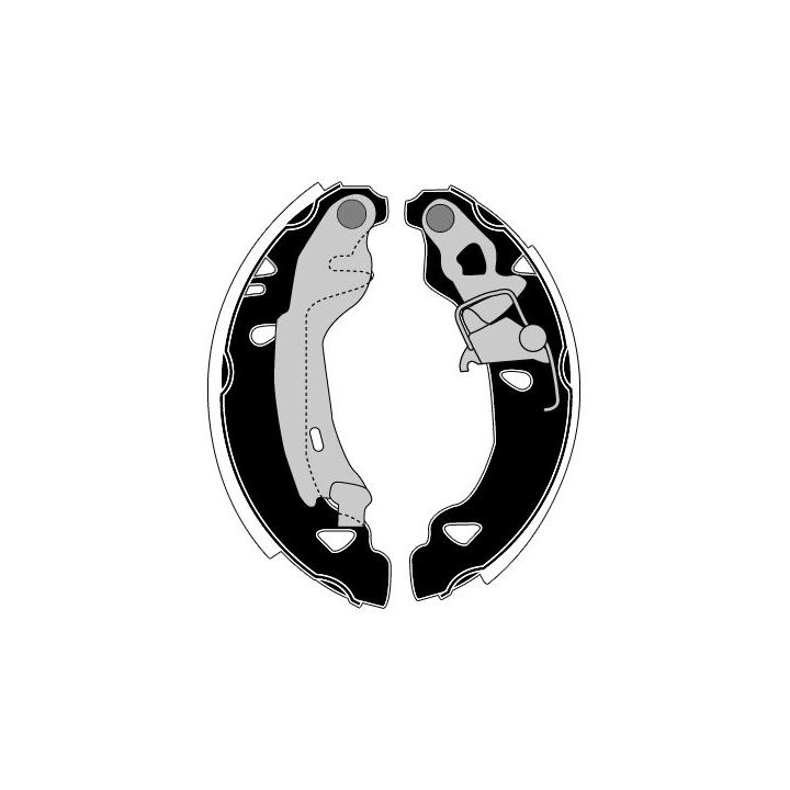 Stabdžių trinkelių komplektas RAICAM RA27080