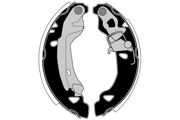 Stabdžių trinkelių komplektas RAICAM RA27080