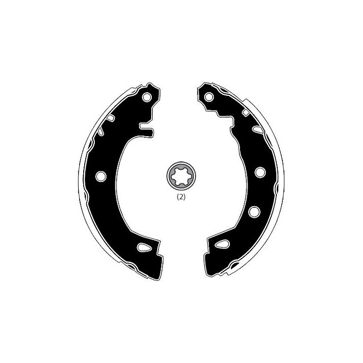 Stabdžių trinkelių komplektas RAICAM RA27120