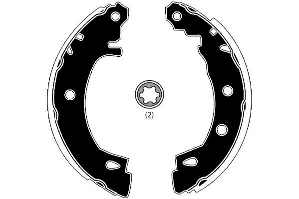 Stabdžių trinkelių komplektas RAICAM RA27120