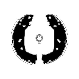 Stabdžių trinkelių komplektas RAICAM RA27130