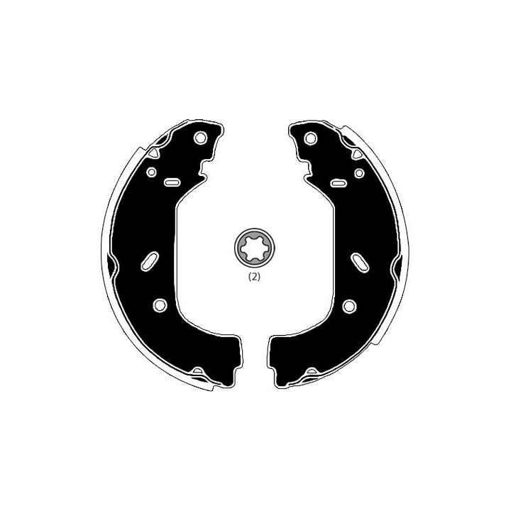 Stabdžių trinkelių komplektas RAICAM RA27130