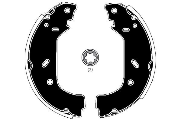 Stabdžių trinkelių komplektas RAICAM RA27130