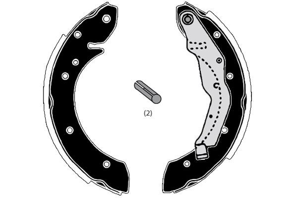 Stabdžių trinkelių komplektas RAICAM RA27170