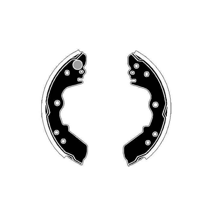 Stabdžių trinkelių komplektas RAICAM RA27230