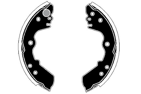 Stabdžių trinkelių komplektas RAICAM RA27230