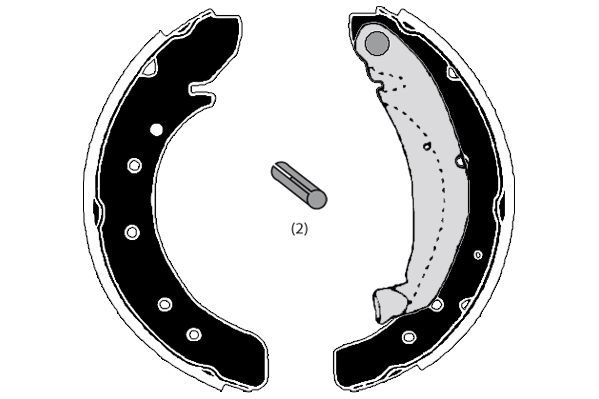 Stabdžių trinkelių komplektas RAICAM RA27280