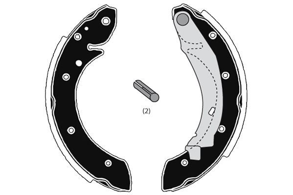 Stabdžių trinkelių komplektas RAICAM RA27290