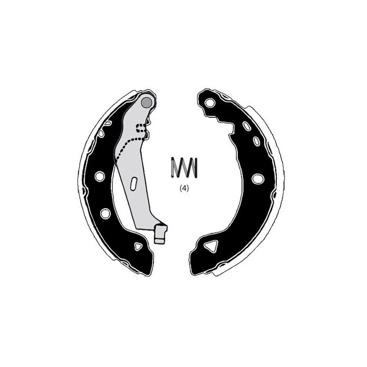 Stabdžių trinkelių komplektas RAICAM RA27650