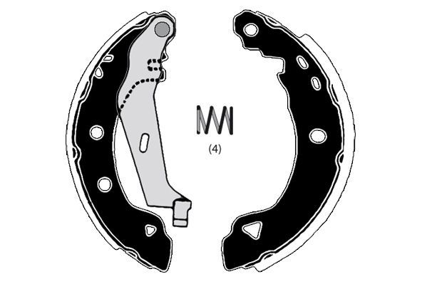 Stabdžių trinkelių komplektas RAICAM RA27650