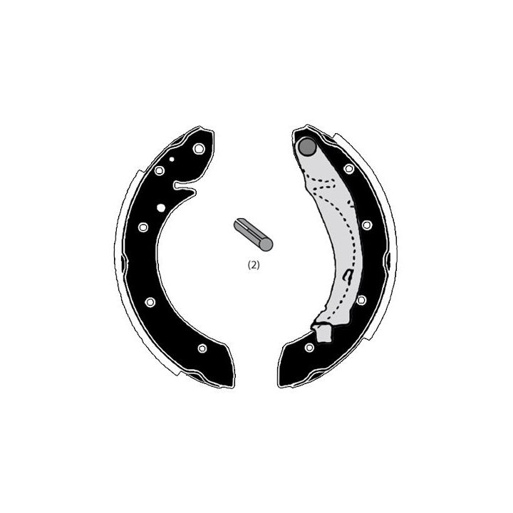 Stabdžių trinkelių komplektas RAICAM RA27870