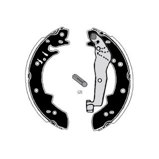 Stabdžių trinkelių komplektas RAICAM RA28040