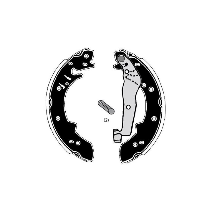 Stabdžių trinkelių komplektas RAICAM RA28040