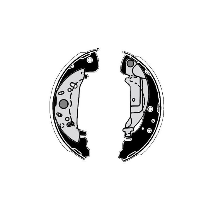 Stabdžių trinkelių komplektas RAICAM RA28090