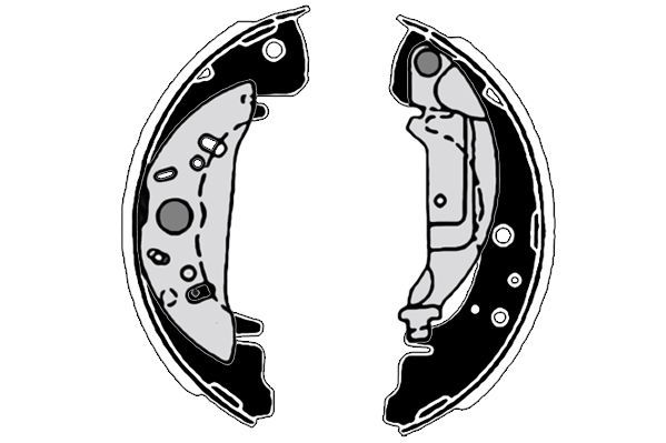 Stabdžių trinkelių komplektas RAICAM RA28090