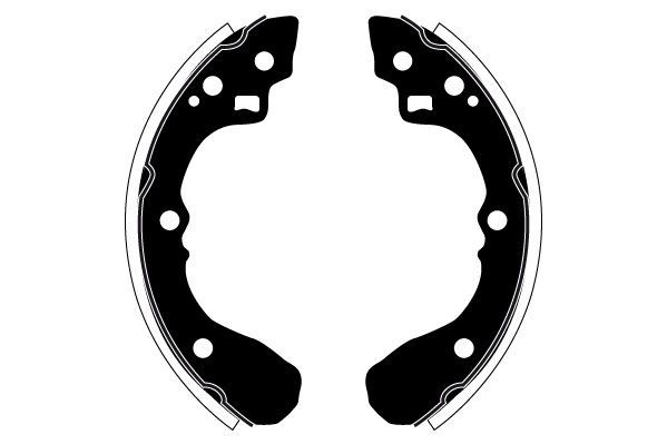 Stabdžių trinkelių komplektas RAICAM RA28160