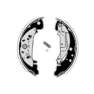 Stabdžių trinkelių komplektas RAICAM RA28320