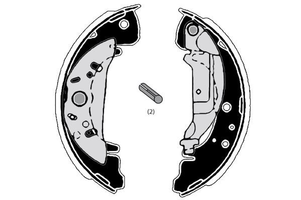 Stabdžių trinkelių komplektas RAICAM RA28320