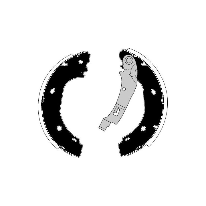 Stabdžių trinkelių komplektas RAICAM RA28550