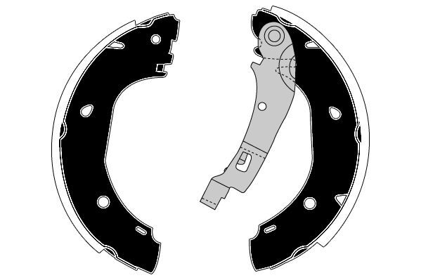 Stabdžių trinkelių komplektas RAICAM RA28550