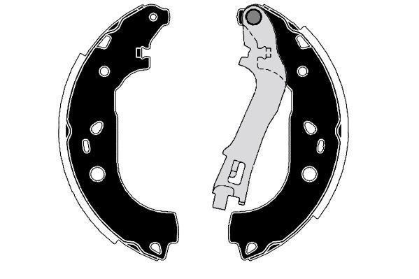 Stabdžių trinkelių komplektas RAICAM RA28570