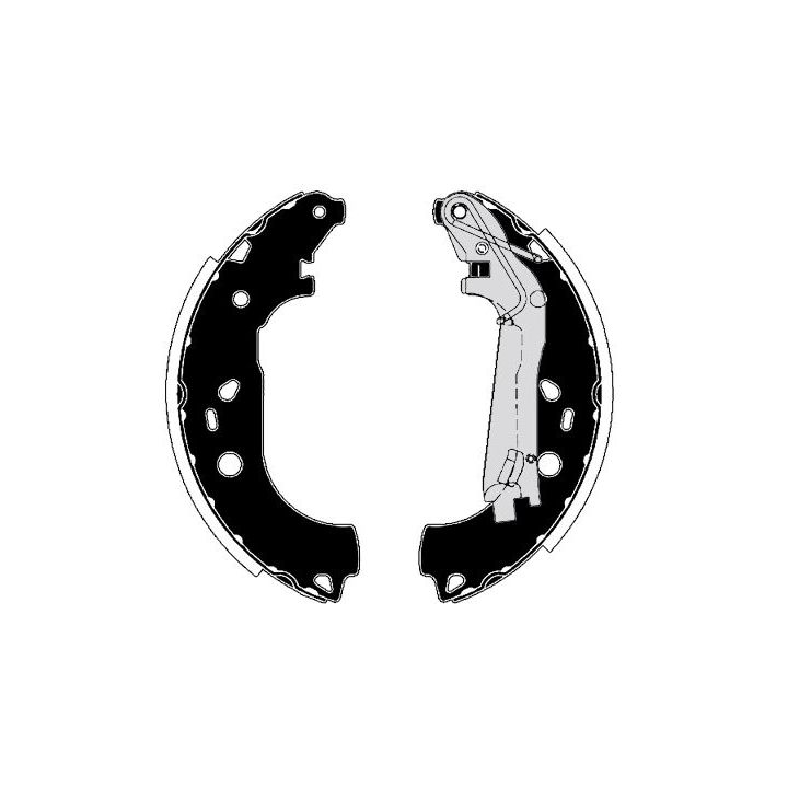 Stabdžių trinkelių komplektas RAICAM RA28571