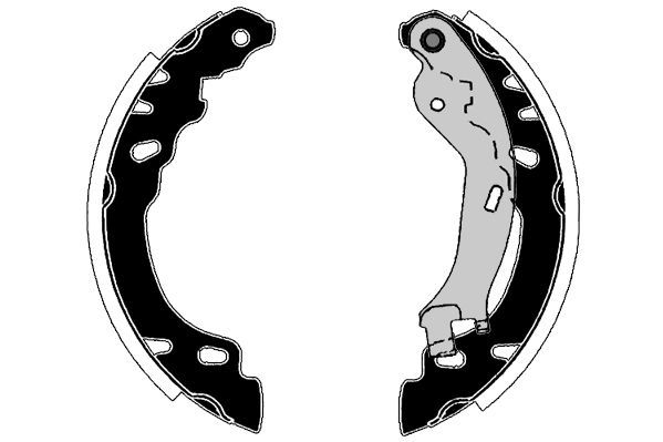 Stabdžių trinkelių komplektas RAICAM RA28580