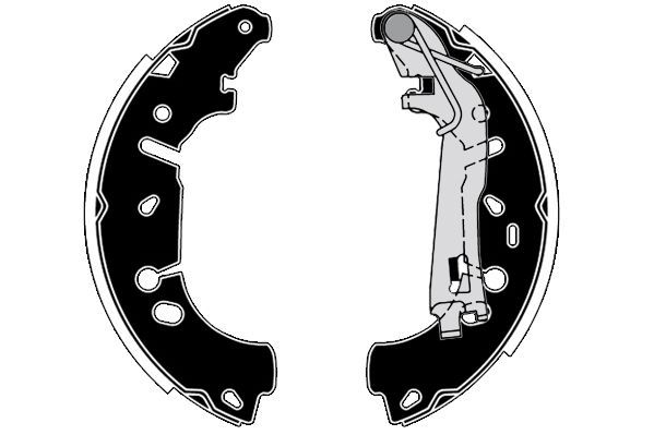 Stabdžių trinkelių komplektas RAICAM RA28600