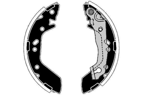 Stabdžių trinkelių komplektas RAICAM RA28890