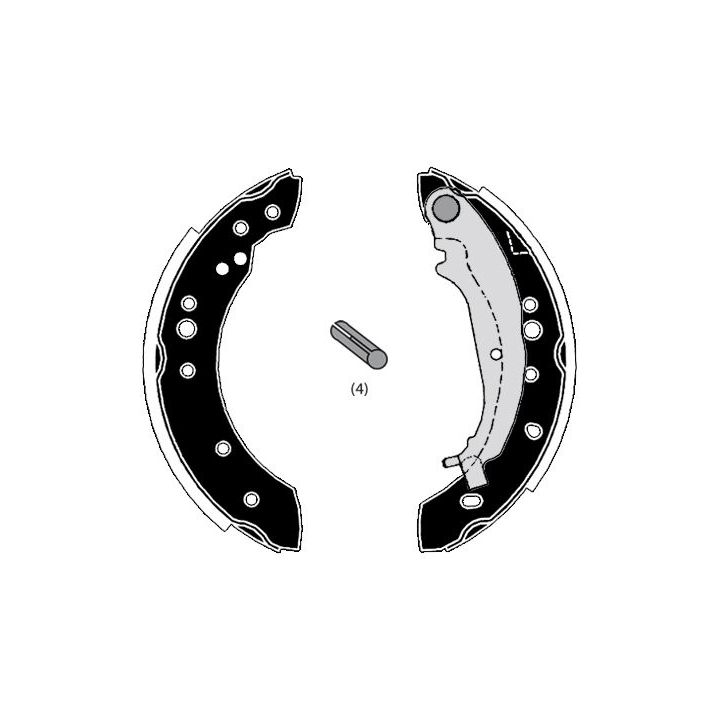 Stabdžių trinkelių komplektas RAICAM RA29210