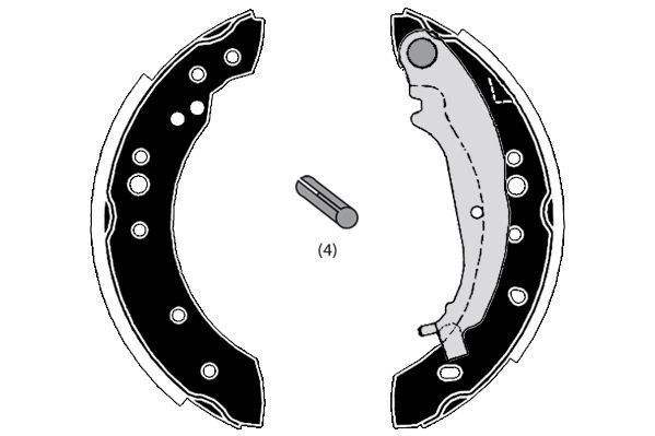 Stabdžių trinkelių komplektas RAICAM RA29210