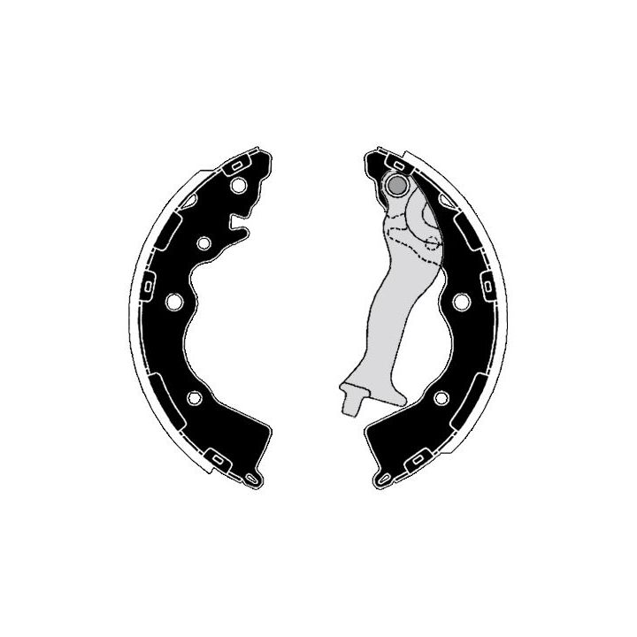 Stabdžių trinkelių komplektas RAICAM RA29450