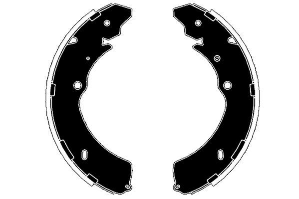 Stabdžių trinkelių komplektas RAICAM RA29550