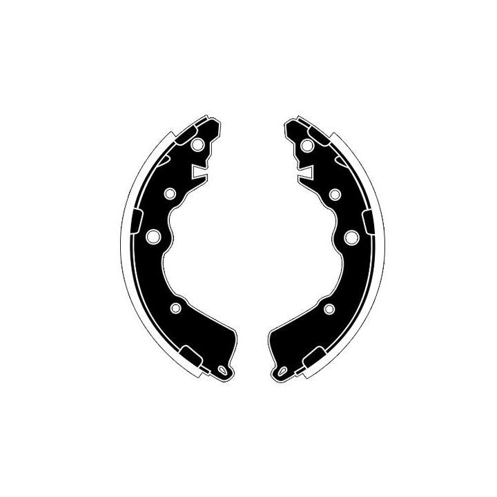 Stabdžių trinkelių komplektas RAICAM RA30110