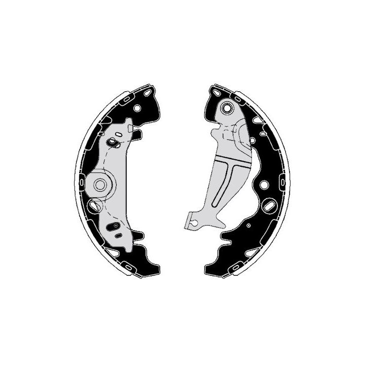 Stabdžių trinkelių komplektas RAICAM RA30280