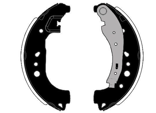 Stabdžių trinkelių komplektas RAICAM RA30440