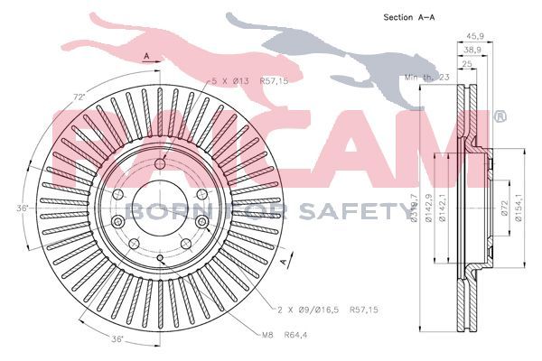Stabdžių diskas RAICAM RD00420