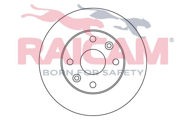 Stabdžių diskas RAICAM RD00549
