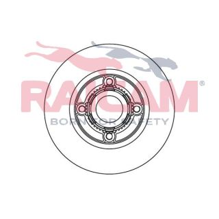 Stabdžių diskas RAICAM RD00690
