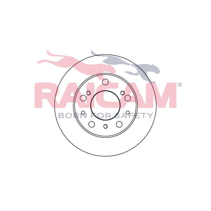 Stabdžių diskas RAICAM RD01034