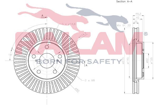 Stabdžių diskas RAICAM RD01310