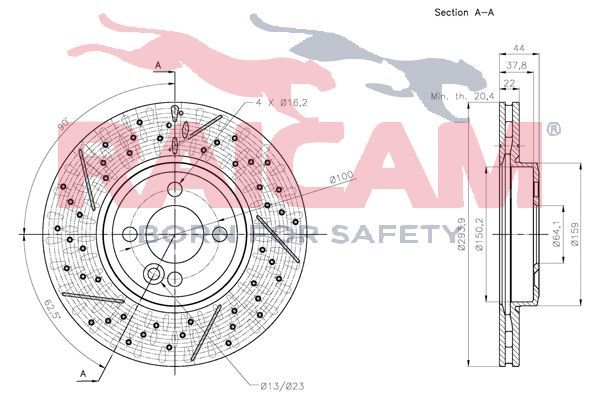 Stabdžių diskas RAICAM RD01386